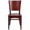 Flash Furniture Lacey Series Solid Back Mahogany Wood Restaurant Chair, PK2 2-XU-DG-W0094B-MAH-MAH-GG - alternate 7