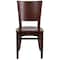 Flash Furniture Lacey Series Solid Back Walnut Wood Restaurant Chair, PK2 2-XU-DG-W0094B-WAL-WAL-GG - alternate 8