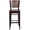 Flash Furniture Darby Series Slat Back Walnut Wood Restaurant Barstool, PK2 2-XU-DG-W0108BBAR-WAL-WAL-GG - alternate 7