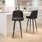 Flash Furniture James 2 Pack Metal Barstool with Swivel Bucket Seat 2-XU-F-125-GG - alternate 1
