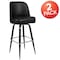 Flash Furniture James 2 Pack Metal Barstool with Swivel Bucket Seat 2-XU-F-125-GG - alternate 6