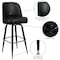 Flash Furniture James 2 Pack Metal Barstool with Swivel Bucket Seat 2-XU-F-125-GG - alternate 3