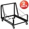 Flash Furniture HERCULES Series Black Steel Sled Base Stack Chair Dolly, PK2 2-XU-MC168-DOLLY-GG - alternate 1