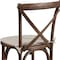Flash Furniture HERCULES Series Early American Cross Back Chair with Cushion, PK2 2-XU-X-EA-NTC-GG - alternate 18