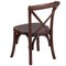 Flash Furniture HERCULES Series Kids Mahogany Cross Back Chair, PK2 2-XU-X-MAH-KID-GG - alternate 2