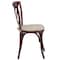Flash Furniture HERCULES Series Mahogany Cross Back Chair with Cushion, PK2 2-XU-X-MAH-NTC-GG - alternate 11