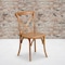 Flash Furniture HERCULES Series Oak Cross Back Chair, PK2 2-XU-X-OAK-GG - alternate 1