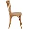 Flash Furniture HERCULES Series Oak Cross Back Chair, PK2 2-XU-X-OAK-GG - alternate 8