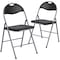 Flash Furniture Black Vinyl Folding Chair, PK2 2-YB-YJ806H-GG - alternate 5