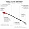 Milwaukee Tool Telescoping Pole Pruning Shears, Single Blade, 1-3/4 in Cut Cap, Steel 3 in L Blade, Plastic Handle 3008-20 - alternate 8