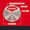 Craftsman Plywood/OSB Saw Blade, 10" 180T CMAS210180 - alternate 6
