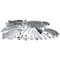 Craftsman 1/4 | 3/8 Drive Tool Set, 159-pc 3 Drive Mechanics Tool, Fractional & Metric, 159 pcs CMMT12025 - alternate 1