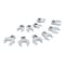 Craftsman 3/8 in Drive, Metric Crowfoot Wrench Set Crowfoot, Polished chrome CMMT12053LZ - alternate 2