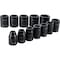 Craftsman 1/2" Drive Sockets, 12-pc 1/2" SAE Impact Socket Se Black Oxide CMMT15884 - alternate 1