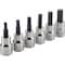 Craftsman Sockets, 6-pc SAE Hex Bit Socket, SAE 3/8" Drive CMMT34447 - alternate 1