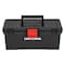 Craftsman Tool Box, Plastic, Black, 16 in W x 8-1/2 in D x 6-1/2 in H CMST16005 - alternate 1