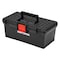 Craftsman Tool Box, Plastic, Black, 16 in W x 8-1/2 in D x 6-1/2 in H CMST16005 - alternate 4