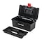 Craftsman Tool Box, Plastic, Black, 16 in W x 8-1/2 in D x 6-1/2 in H CMST16005 - alternate 6