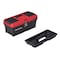 Craftsman Tool Box, Plastic, Black/Red, 16 in W x 8-1/4 in D x 7 in H CMST16901 - alternate 2