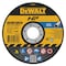 Dewalt Abrasive Cut-Off Wheel, Type 1, 4 1/2 in Dia, 0.045 in Thick, 7/8 in Arbor Hole Size, 60 Grit DW8062S - alternate 1