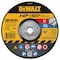 Dewalt Depressed Center Cut-Off Wheel, Type 27, 6 in Dia, 0.045 in Thick, 5/8"-11 Arbor Hole Size, 60 Grit DW8426H - alternate 1