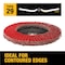 Dewalt 4-1/2" x 7/8" 40G T29 XP CER FLAP DISC DWA8280 - alternate 5
