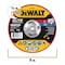 Dewalt Depressed Center Grinding Wheel, Type 27, 9 in Dia, 0.25 in Thick, 5/8"-11 Arbor Hole Size, Ceramic DWA8933FH - alternate 2