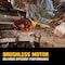 Dewalt 7 in. Brushless Small Angle Grinder, Rat Tail, with Kickback Brake, No Lock, Pipeline Cover DWE43840CN - alternate 4