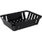 Carlisle Foodservice Munchie Baskets, 10.5"x8"x2.25", Blk, PK12 4403103 - alternate 1