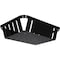Carlisle Foodservice Munchie Baskets, 10.5"x8"x2.25", Blk, PK12 4403103 - alternate 3