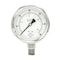 Pic Gauges 4 in Dial, 1/2 in NPT Male Lower Location, Stainless Steel Case Material PRO-301D-402D-01 - alternate 3