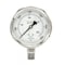 Pic Gauges 4 in Dial, 1/2 in NPT Male Lower Location, Stainless Steel Case Material PRO-301D-402P-01 - alternate 2