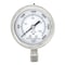 Pic Gauges Gauge, 2.5", 0/3000psi, 1/4"Low Mount, SS, 2 1/2 in Dial, 1/4 in NPT Male Lower Location PRO-301D-254P-01 - alternate 2