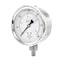 Pic Gauges Gauge, 4", 0/60psi, 1/4"LM, SS, LF, 4 in Dial, 1/4 in NPT Male Lower Location PRO-301L-404D-01 - alternate 1