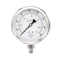 Pic Gauges Gauge, 4", 0/160psi, 1/4"LM, SS, LF, 4 in Dial, 1/4 in NPT Male Lower Location PRO-301L-404F-01 - alternate 2