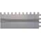 Marshalltown Notched Trowel, Sq Hndl, 1/2" x1/2" x1/2" 775S - alternate 4