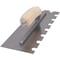 Marshalltown Notched Trowel, Curved Hndl, 9/16"x5/8"x1" 5784S - alternate 5