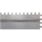 Marshalltown Notched Trowel, Sq Hndl, 1/2" x 1/2" x1/2" 775SD - alternate 4