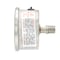 Pic Gauges Gauge, 2.5", 0/15 psi, 1/4"CBM, SS, 2 1/2 in Dial, 1/4 in NPT Male Center Back Location PRO-302D-254B-01 - alternate 4