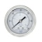 Pic Gauges Gauge, 2.5", 0/60psi, 1/4"CBM, SS LF, 2 1/2 in Dial, 1/4 in NPT Male Center Back Location PRO-302L-254D-01 - alternate 3