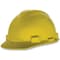 Msa Safety V-Gard Front Brim Hard Hat, Slotted, Cap Style, Type 1, Class E, Staz-On Pinlock Suspension, Yellow 463944 - alternate 2