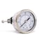 Pic Gauges 2 in Dial, 1/4 in NPT Male Back Location, Stainless Steel Case Material PRO-303D-204D-01 - alternate 2