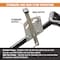 Buyers Products 100 lbs Cap Spinner Walk Behind Spreader For Ice Melt & Rock Salt, Up to 4 ft Spread, Fixed T Handle 3042650 - alternate 9