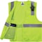 Ergodyne Lime Type R Class 2 Economy Mesh Vest, S 8210Z - alternate 5