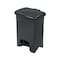 Safco 4 gal. Plastic Rectangular Wastebasket, Black 9710BL - alternate 1