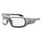 Ergodyne ODIN, Safety Glasses, Uncoated, Clear Lens, Matte Gray Frame, Full-Frame ODIN - alternate 2