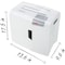 Hsm Paper Shredder, Cross-Cut Style shredstar X8 - alternate 7