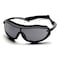Pyramex XS3 PLUS(R), Safety Glasses, Anti-Fog & Anti-Scratch, Gray Lens, Black Frame, Full-Frame SB4620STP - alternate 1