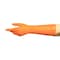 Ansell Disposable Gloves, ISO 5 ISO Class, Latex, 14 in L, Orange, 2XL, 72 PK 49-252 - alternate 1
