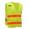 Gss Safety HI-Vis Short Sleeve Polo Shirt, 100% Polyester Birdseye, Lime, L 5003-LG - alternate 1